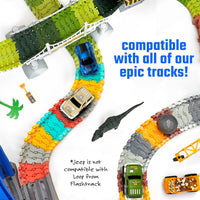 JitteryGit - 6 Piece Battery Power Toy Race Car Truck Jeep Collection Set - Little Stars Toy Store & PlayhouseJitteryGit