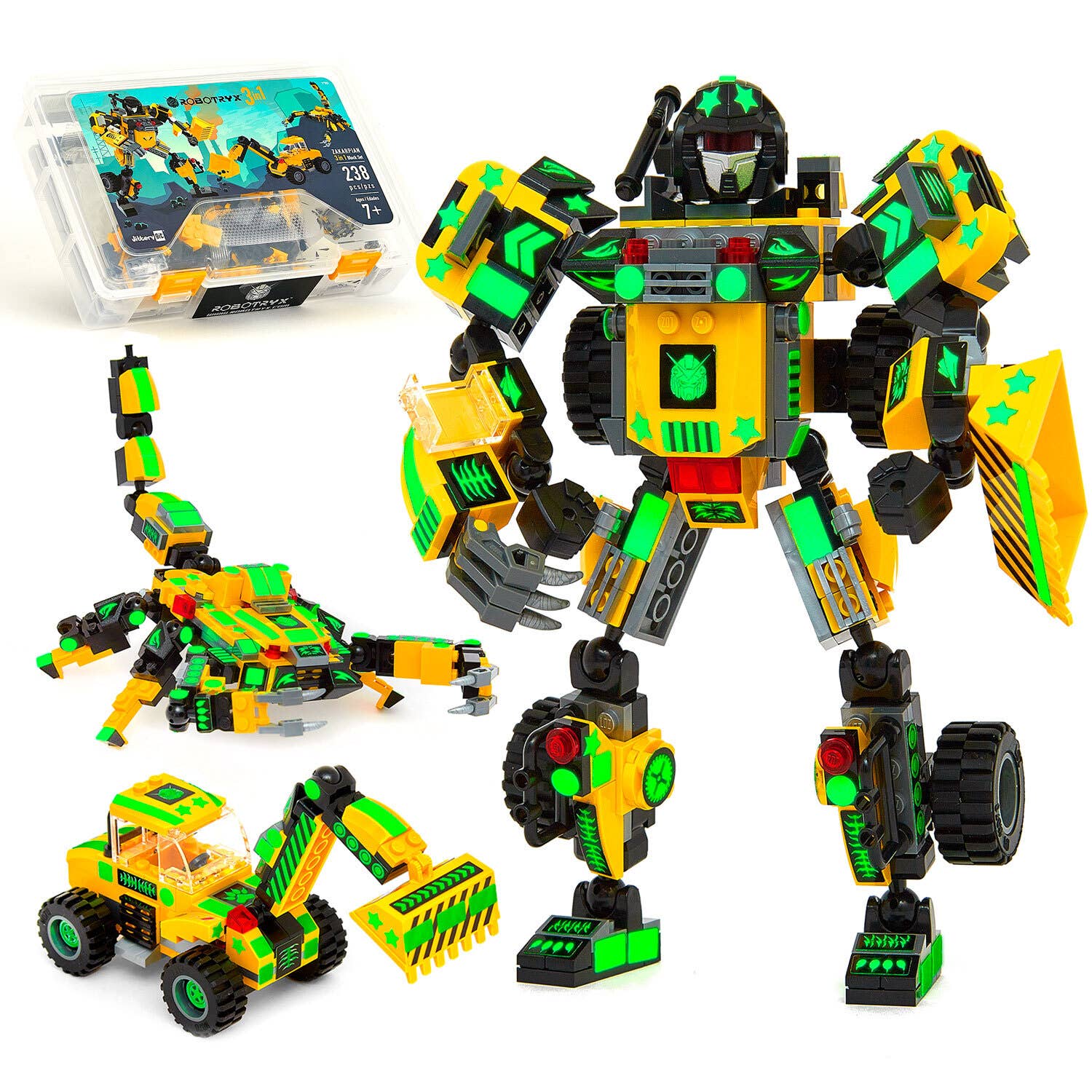 JitteryGit - Build Your Robot Kit (238 Pc) Robotryx Zakarpian