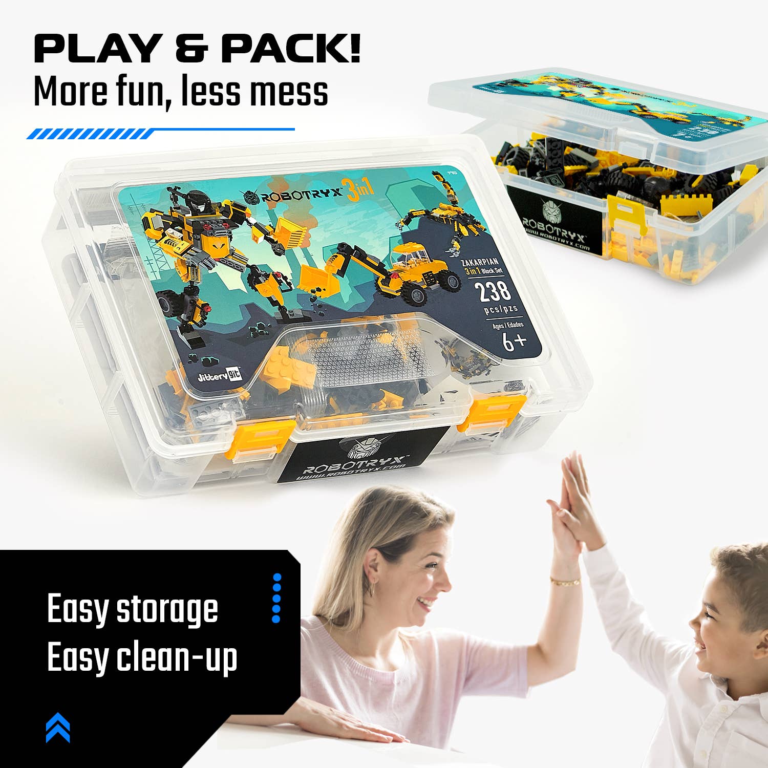 JitteryGit - Build Your Robot Kit (238 Pc) Robotryx Zakarpian - Little Stars Toy Store & PlayhouseJitteryGit