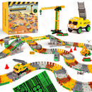 JitteryGit - Construction Toy Track Car Set - STEM Glow in the Dark Toys - Little Stars Toy Store & PlayhouseJitteryGit