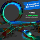 JitteryGit - FlashTrack Glow in the Dark Racing & Building Track Set - Little Stars Toy Store & PlayhouseJitteryGit