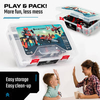 JitteryGit - Robot-Car-Animal 3 in 1 Toy Kit (235 Pc) Robotryx Grindburst - Little Stars Toy Store & PlayhouseJitteryGit