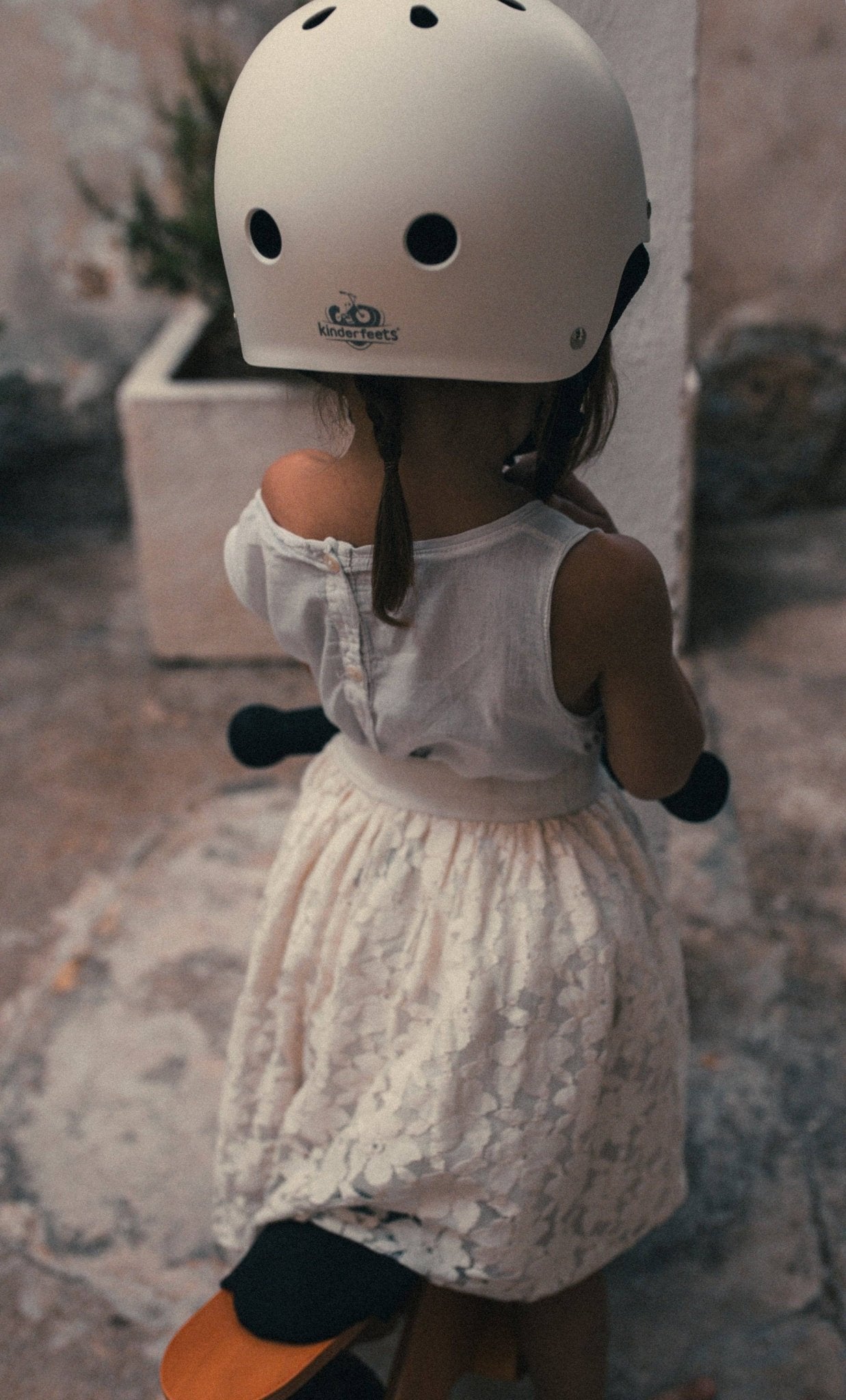 kinderfeets - Toddler Bike Helmet Matte White - Little Stars Toy Store & Playhousekinderfeets