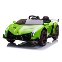 Lamborghini Veneno 2 Seater Ride on Car (Green) - Little Stars Toy Store & PlayhouseDtidirect
