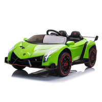 Lamborghini Veneno 2 Seater Ride on Car (Green) - Little Stars Toy Store & PlayhouseDtidirect