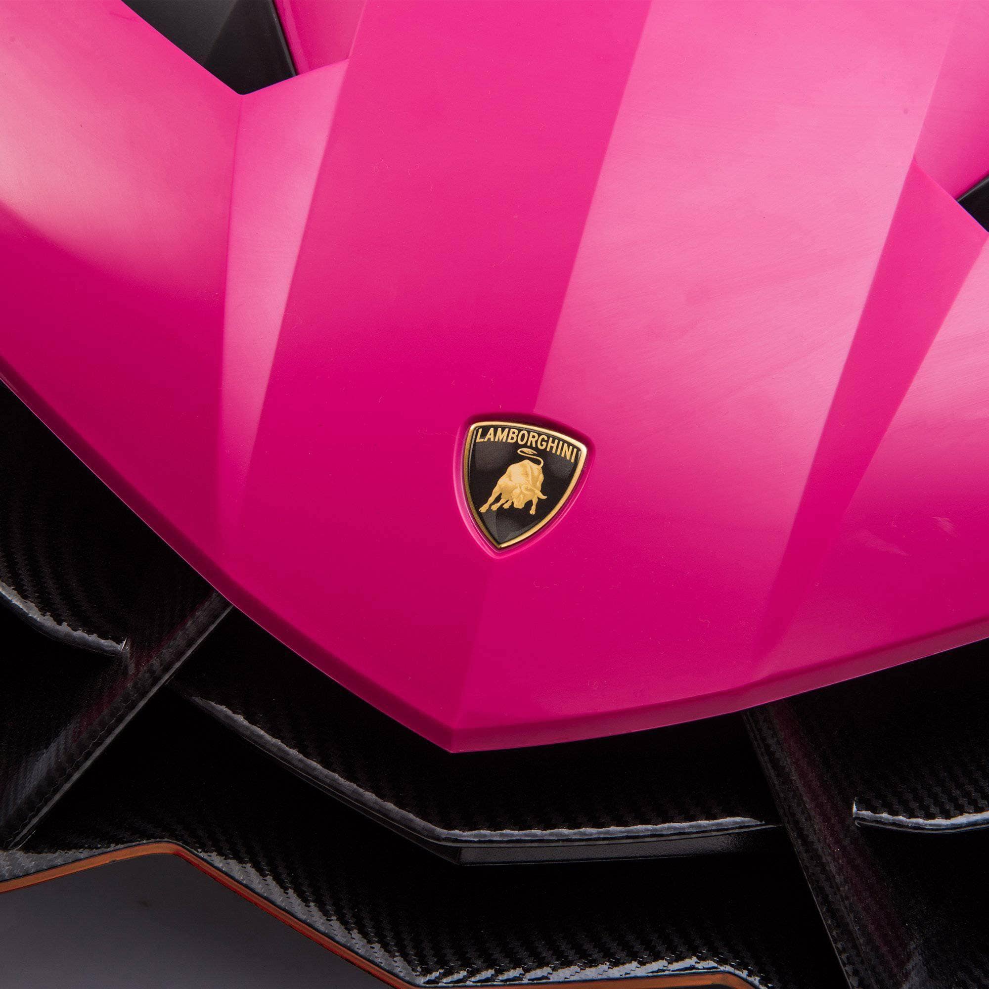 Lamborghini Veneno 2 Seater Ride on Car (Pink) - Little Stars Toy Store & PlayhouseDtidirect