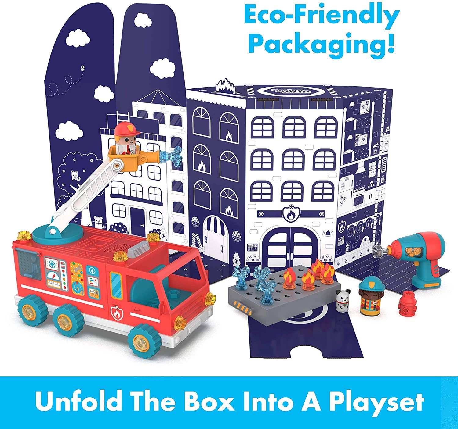 Learning Resources - Design & Drill® Bolt Buddies™ Fire Truck - Little Stars Toy Store & PlayhouseLearning Resources