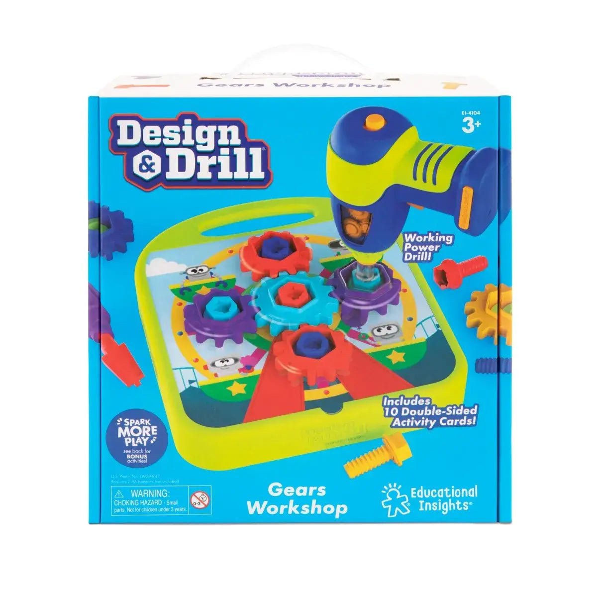 Learning Resources - Design & Drill Gears Workshop - Little Stars Toy Store & PlayhouseLearning Resources
