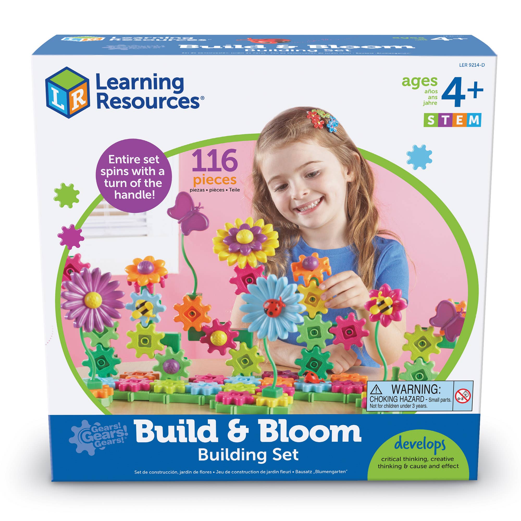 Learning Resources - Gears! Gears! Gears!® Build & Bloom Building Set