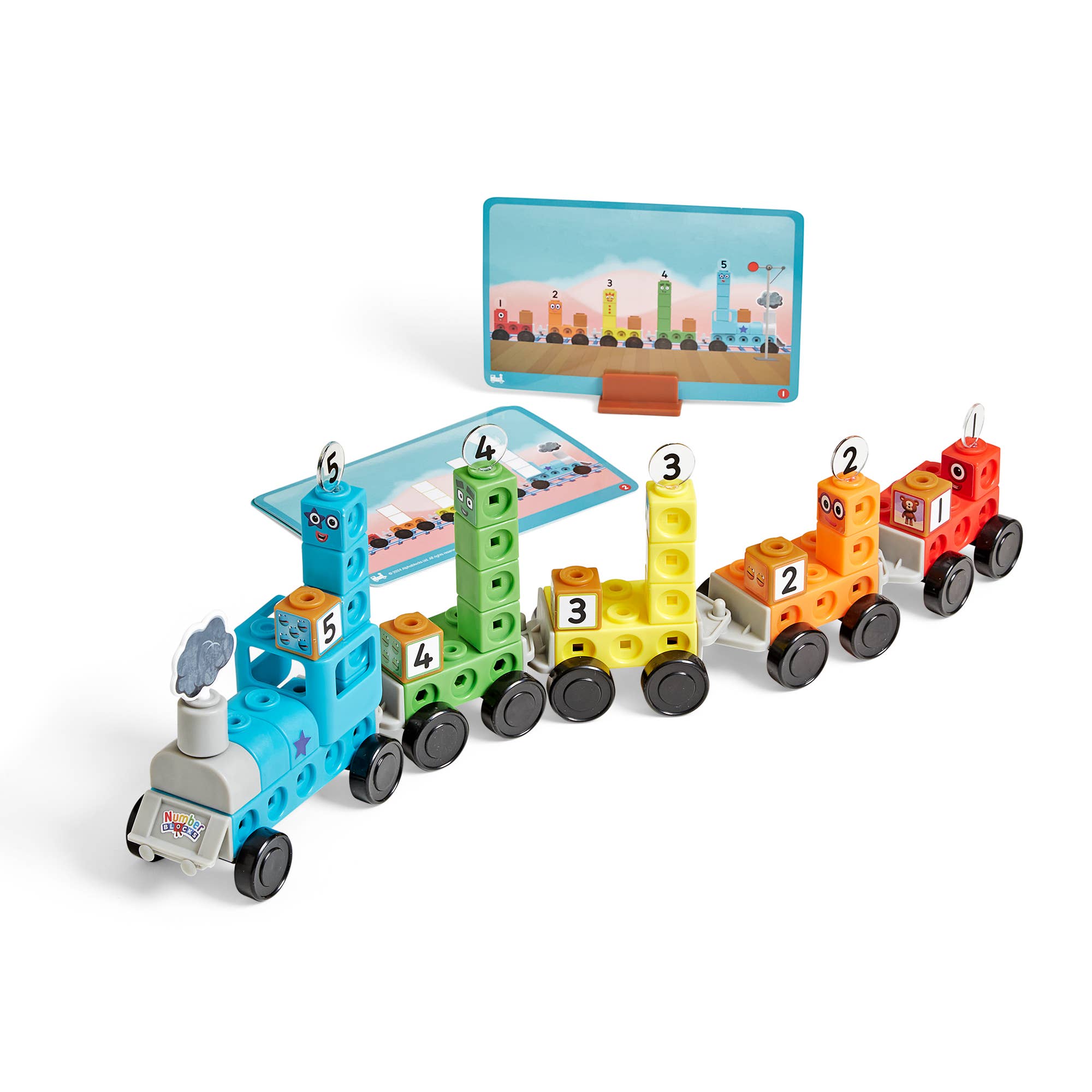 Learning Resources - MathLink Cubes Numberblocks Express Train Activity Set
