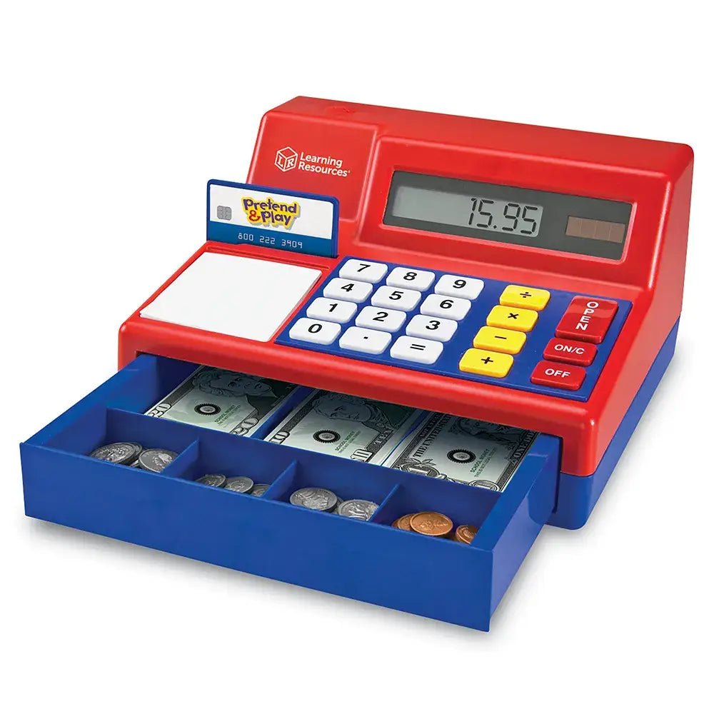 Learning Resources - Pretend & Play® Calculator Cash Register - Little Stars Toy Store & PlayhouseLearning Resources