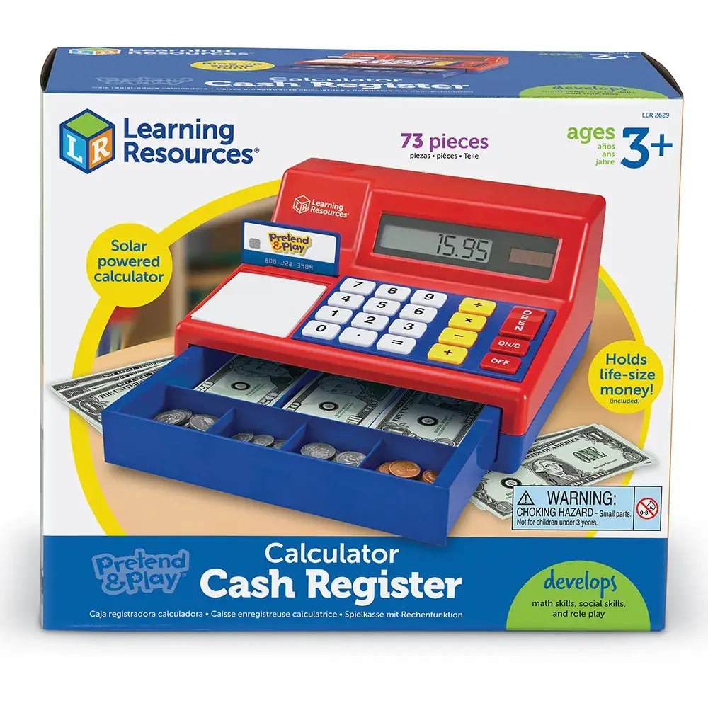 Learning Resources - Pretend & Play® Calculator Cash Register - Little Stars Toy Store & PlayhouseLearning Resources