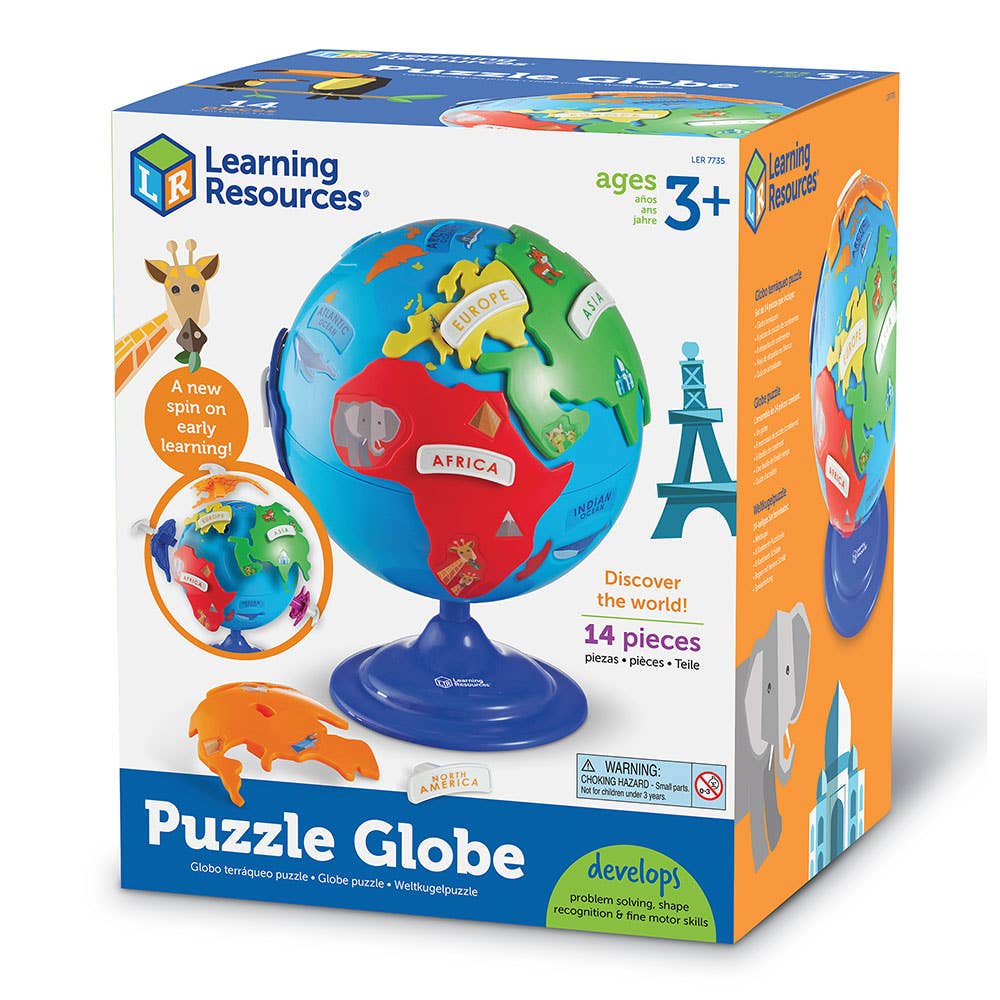 Learning Resources - Puzzle Globe - Little Stars Toy Store & PlayhouseLearning Resources