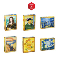 PicassoTiles - 1" Magnetic Puzzle Cubes World Famous Paintings - 20pcs - Little Stars Toy Store & PlayhousePicassoTiles