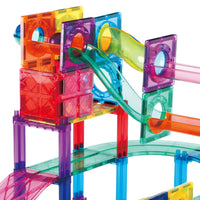 PicassoTiles - 108pc 2-in-1 Magnetic Marble Run Set & Racing Track Set - Little Stars Toy Store & PlayhousePicassoTiles