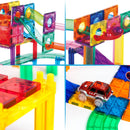 PicassoTiles - 108pc 2-in-1 Magnetic Marble Run Set & Racing Track Set - Little Stars Toy Store & PlayhousePicassoTiles