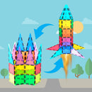 PicassoTiles - 32 Piece Magnetic Rocket Ship Toy Set - Little Stars Toy Store & PlayhousePicassoTiles