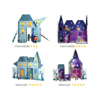 PicassoTiles - 57pc Haunted House Theme Magnet Tile Building Blocks Set - Little Stars Toy Store & PlayhousePicassoTiles
