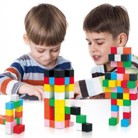 PicassoTiles - Magnet Cube Building Blocks 54 Pieces 1.2" Magnetic Cube Toy - Little Stars Toy Store & PlayhousePicassoTiles