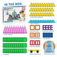 PicassoTiles - PicassoTiles 101pc Magnetic Tile Building Blocks - Little Stars Toy Store & PlayhousePicassoTiles