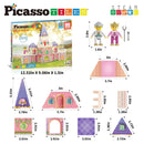 PicassoTiles - Princess Castle Theme Magnet Tile Building Blocks Toy Set - Little Stars Toy Store & PlayhousePicassoTiles