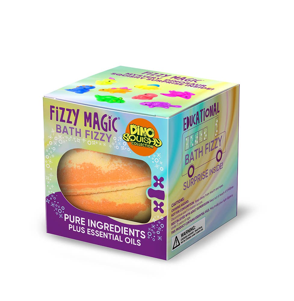 Purposeful Bliss - Fizzy Magic - Bath Bombs, Tie Dye Mystery Dinosaur Squishy Inside - Little Stars Toy Store & PlayhousePurposeful Bliss - Fizzy Magic