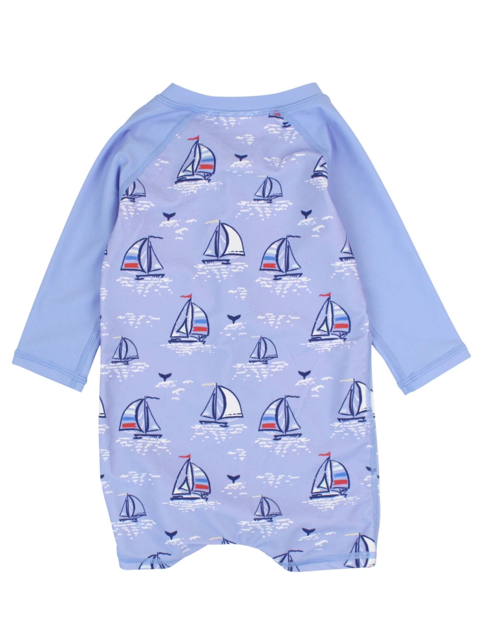 RuffleButts + RuggedButts - Baby Boys Seas the Day Long Sleeve One Piece Rash Guard Swimsuit - Little Stars Toy Store & PlayhouseRuffleButts + RuggedButts