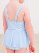 RuffleButts + RuggedButts - Girls Crystal Blue Princess Dress-Up One Piece Swimsuit - Little Stars Toy Store & PlayhouseRuffleButts + RuggedButts
