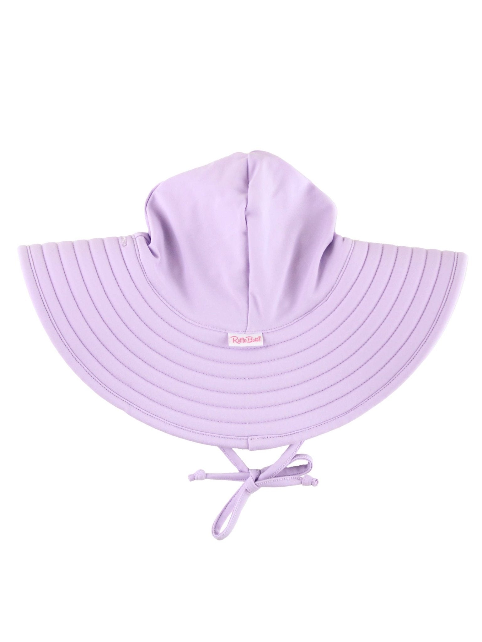 RuffleButts + RuggedButts - Girls Lavender Swim Hat