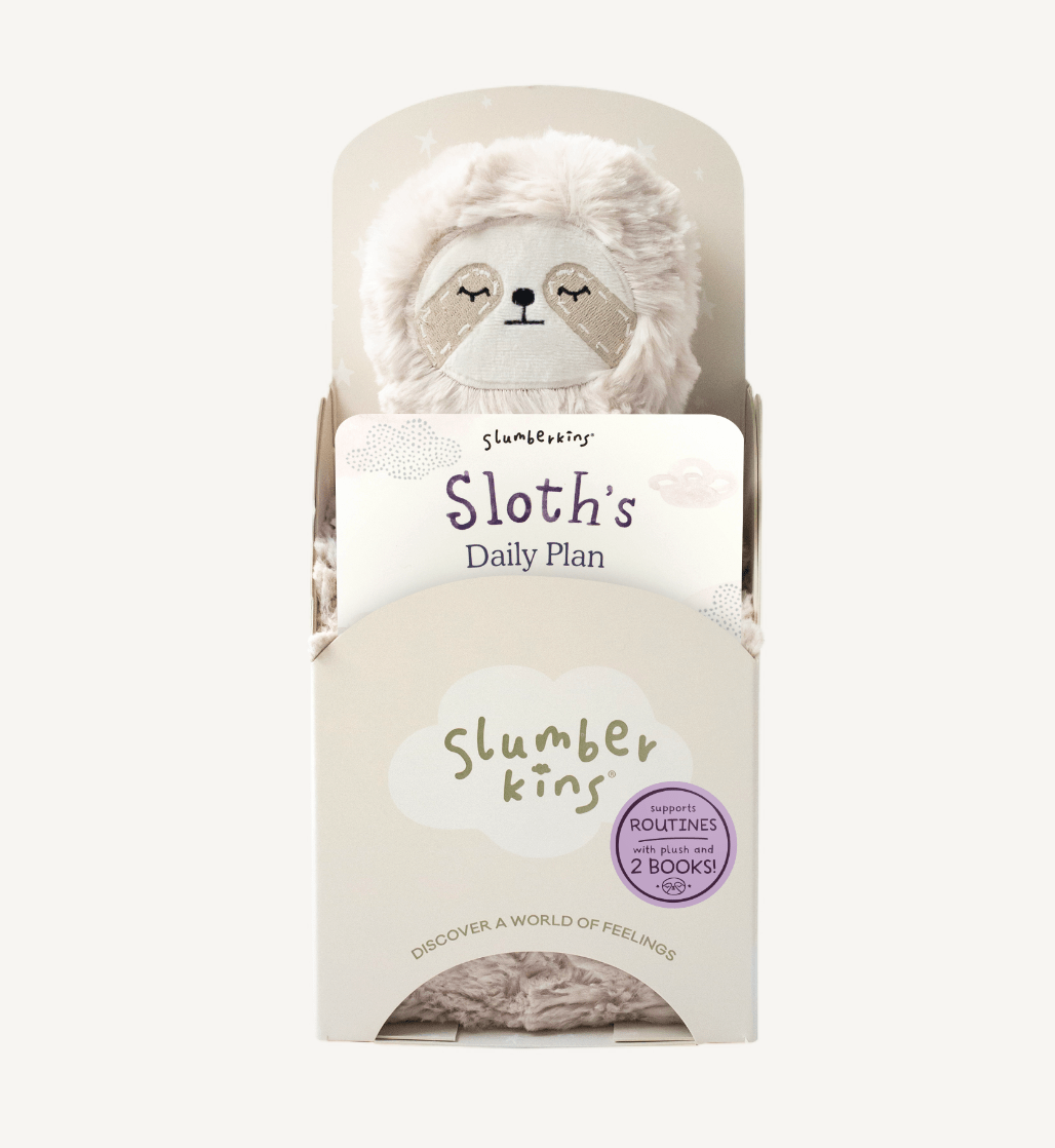 Slumberkins Inc. - Sloth's Routines Plush Snuggler Set - with 2 books! - Little Stars Toy Store & PlayhouseSlumberkins Inc.