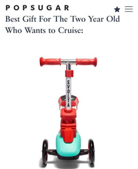 SVOLTA - Ace 2-in-1 Sit and Stand Convertible Scooter - Red - Little Stars Toy Store & PlayhouseSVOLTA