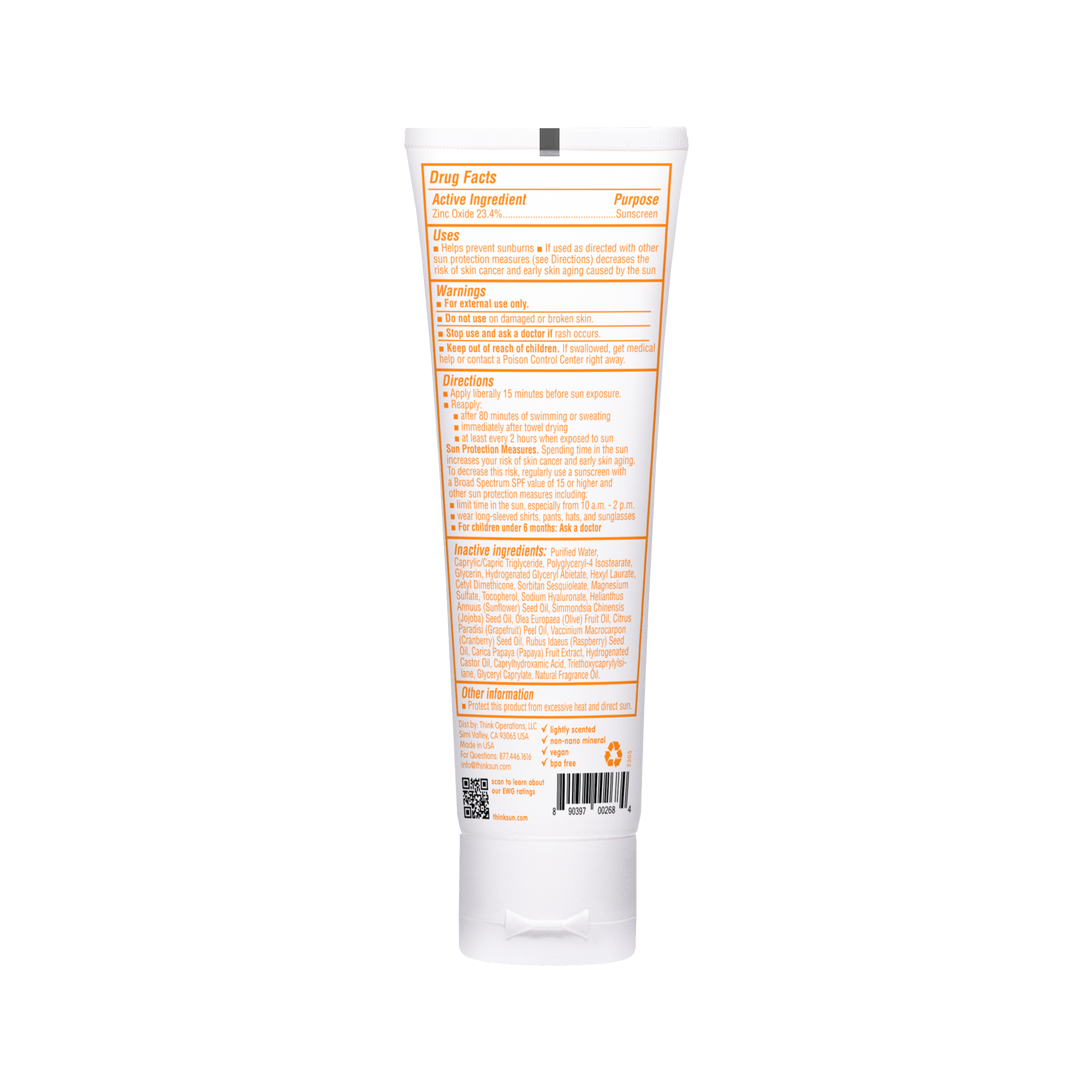 Think - Think Baby SPF 50 Sunscreen (3oz), EWG Rated - Little Stars Toy Store & PlayhouseThink