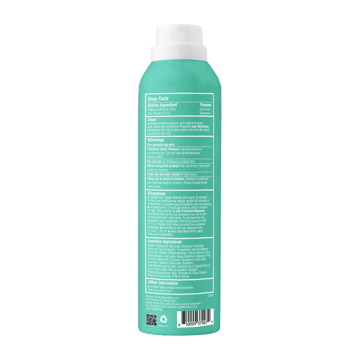 Think - Think Kids SPF 50 All Sheer Mineral Sunscreen Spray - Little Stars Toy Store & PlayhouseThink