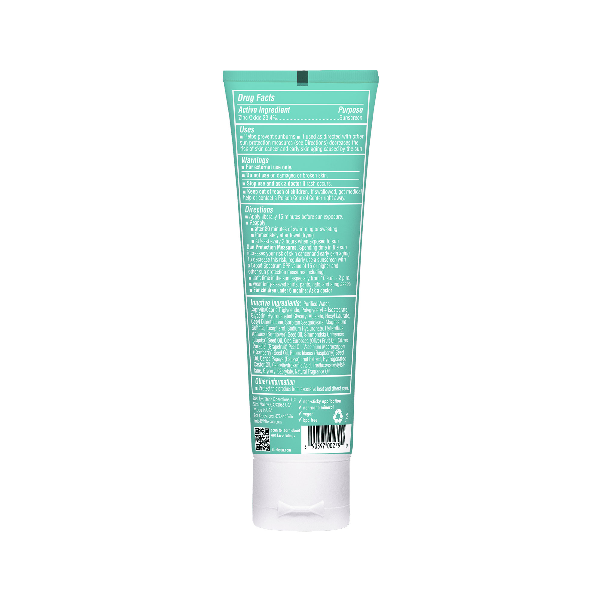 Think - Think Kids SPF 50 Sunscreen (3oz), EWG Rated 2 - Little Stars Toy Store & PlayhouseThink