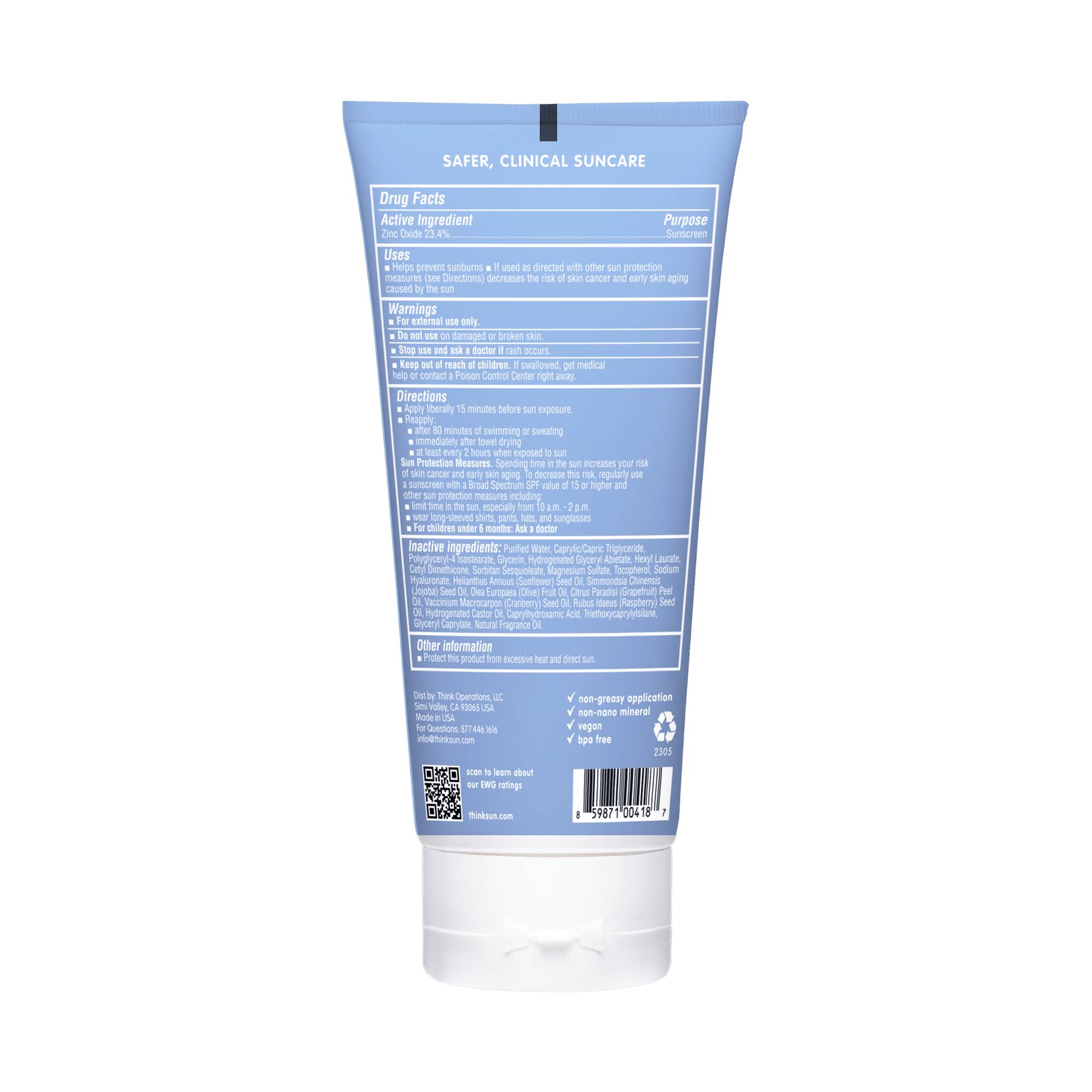 Think - Think Sport SPF 50 Sunscreen (6oz * Family Size) - Little Stars Toy Store & PlayhouseThink